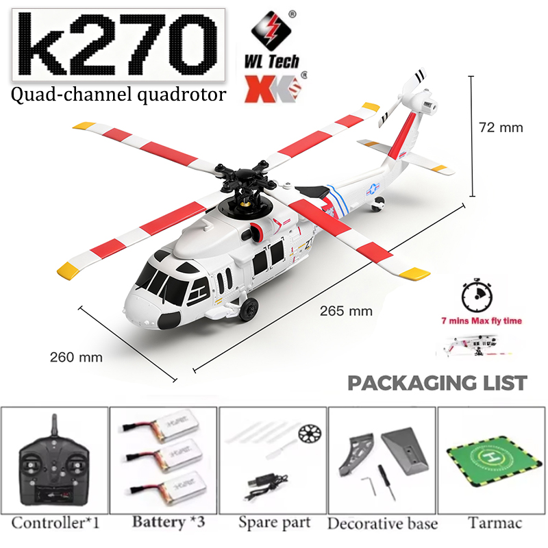 Rc Hobby Experts - WLtoys K170 K270 UH-60L Brushless RC