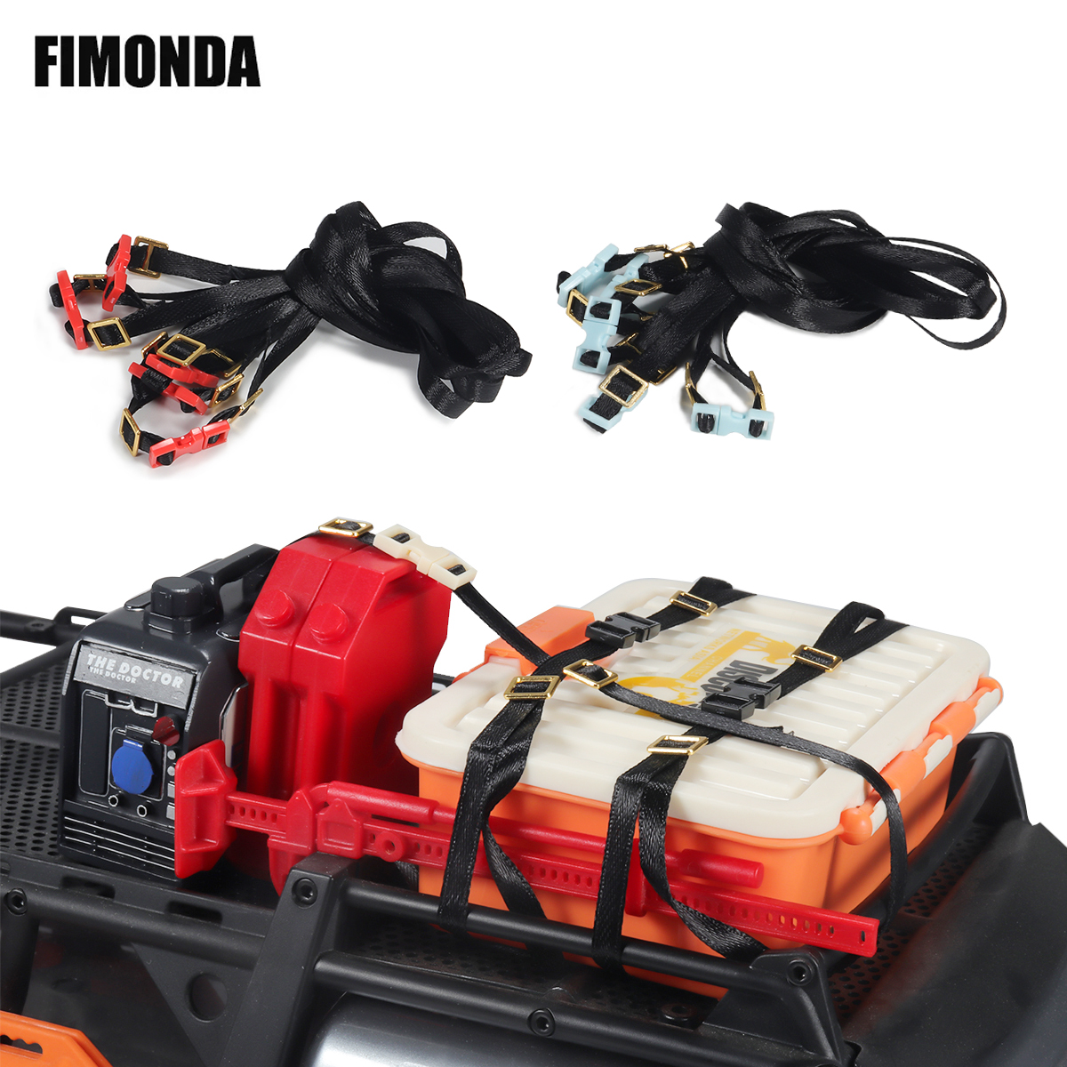 Rc Hobby Factory - 5Pcs Scale Luggage Rope Roof Rack