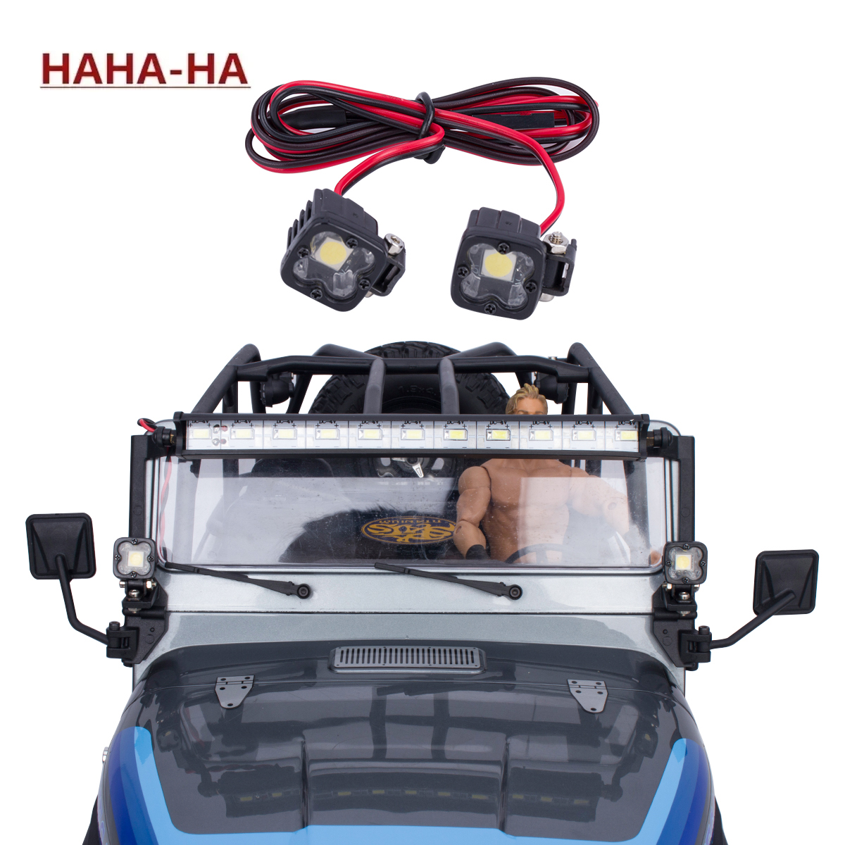 Rc Hobby Factory - RC Car Square Bright LED Top