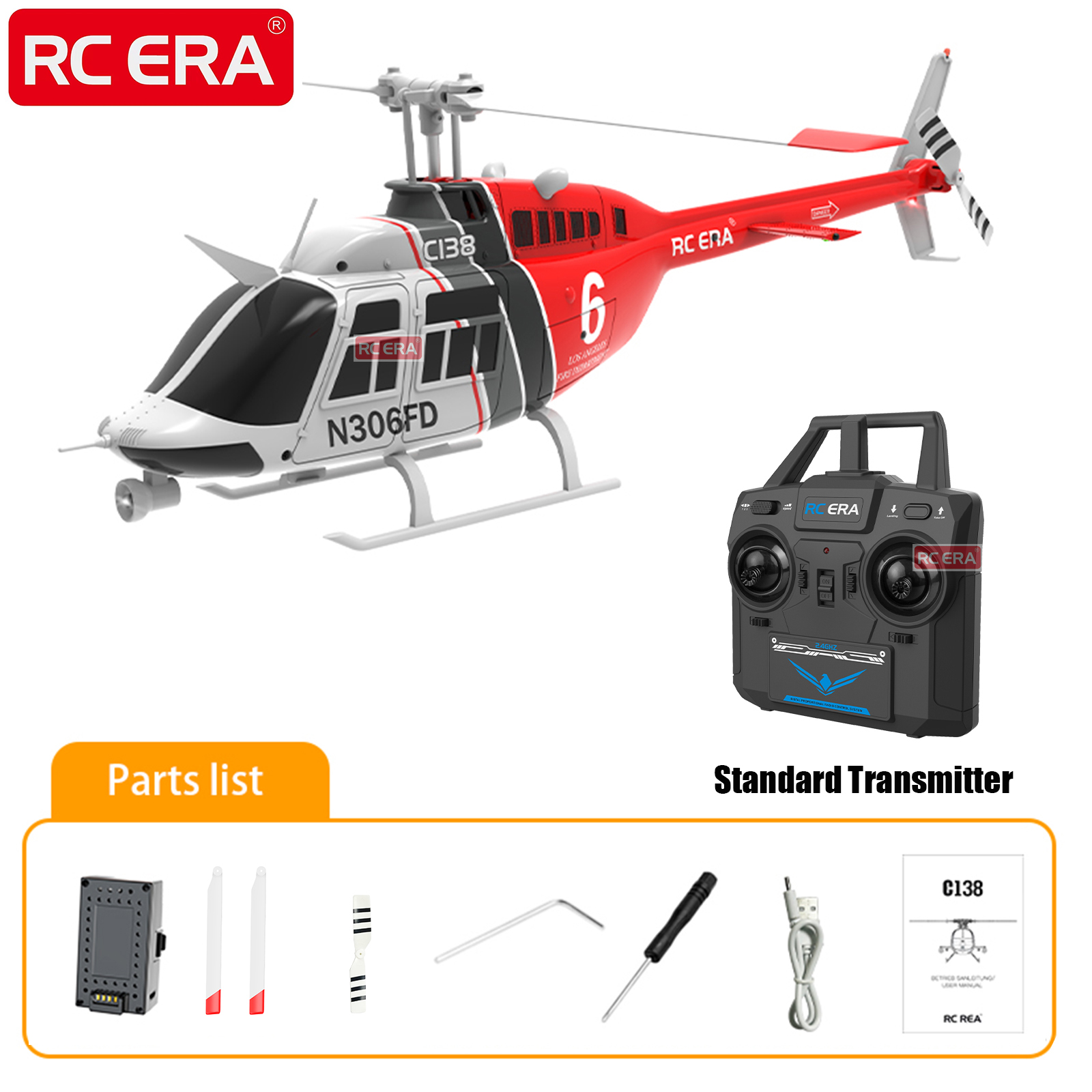 RC ERA C138 BELL 206 Jet Range - đánh giá và giá Rc Hobby Experts