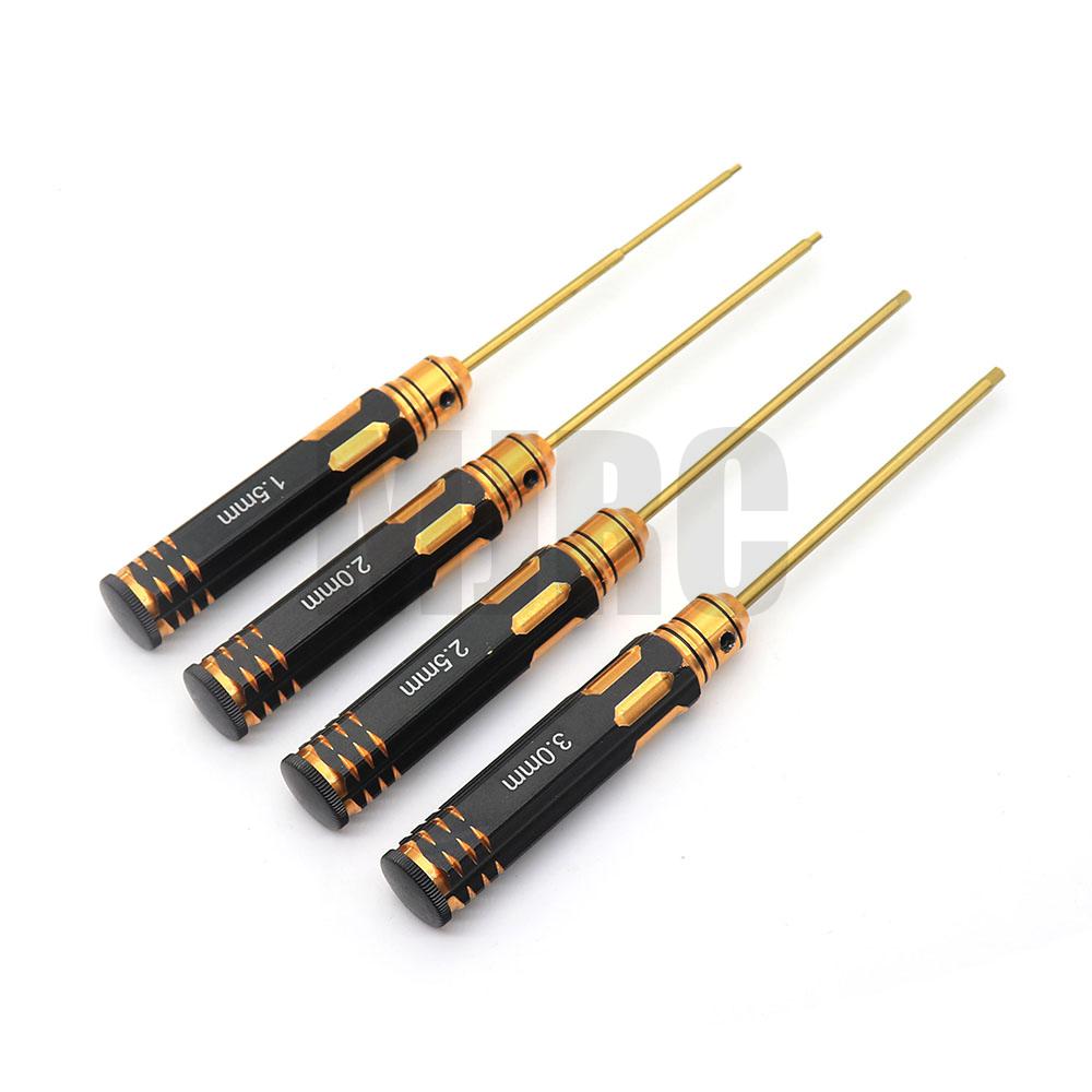 Ajrc 4pcs/set Titanium Plating - đánh giá và giá Rc Hobby Electric Screwdriver
