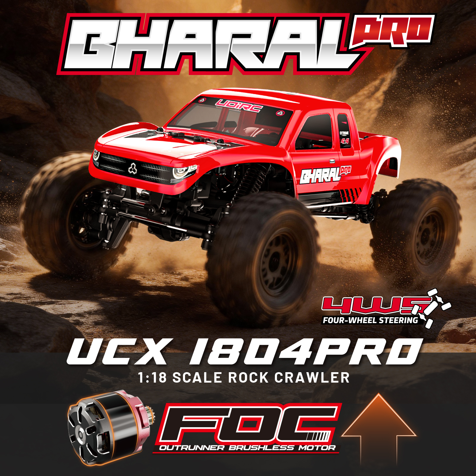 UDIRC UCX1804PRO 1:18 Scale RC - đánh giá và giá Rc Hobby Lobby