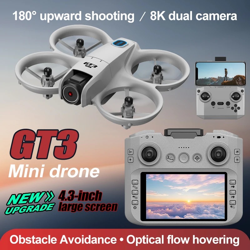 GT3 MAX Mini Drone 8K Dual HD  - đánh giá và giá Gyroscope Rc Module