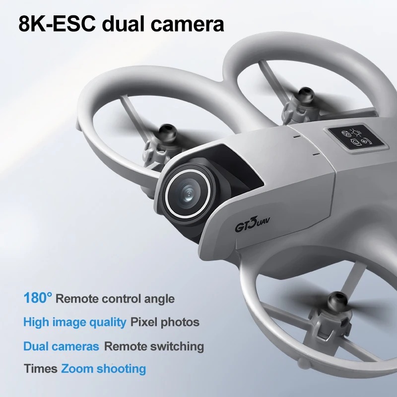 GT3 MAX Mini Drone 8K Dual HD  - đánh giá và giá Gyroscope Rc Module