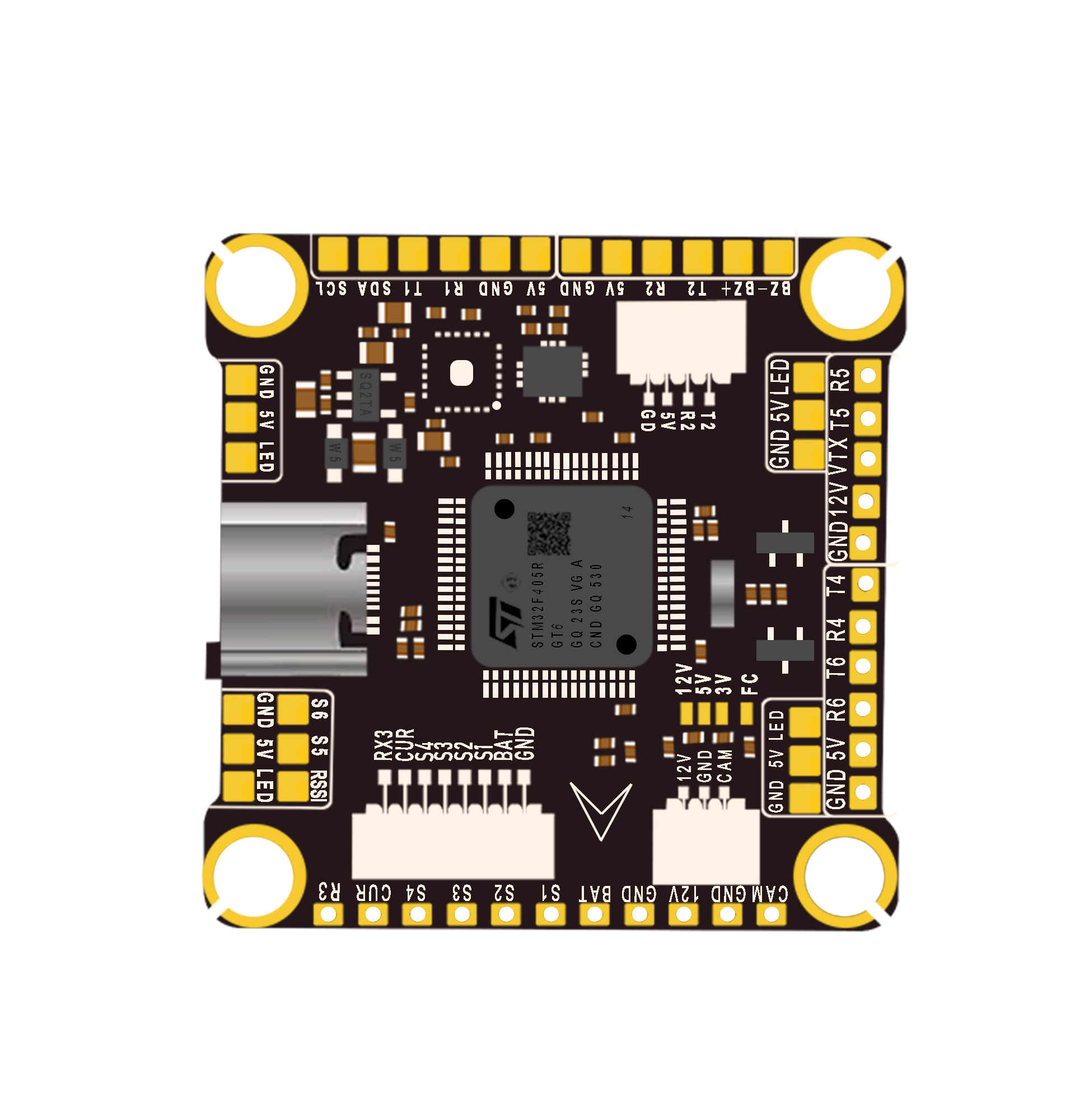 HPXGRC F405/F722 55A STACK 426 - đánh giá và giá Gyroscope Rc Module