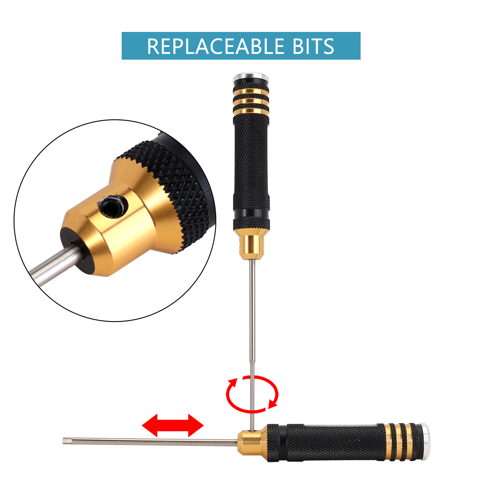 INJORA 7PCS HSS Steel Hex Scre - đánh giá và giá Rc Hobby Electric Screwdriver