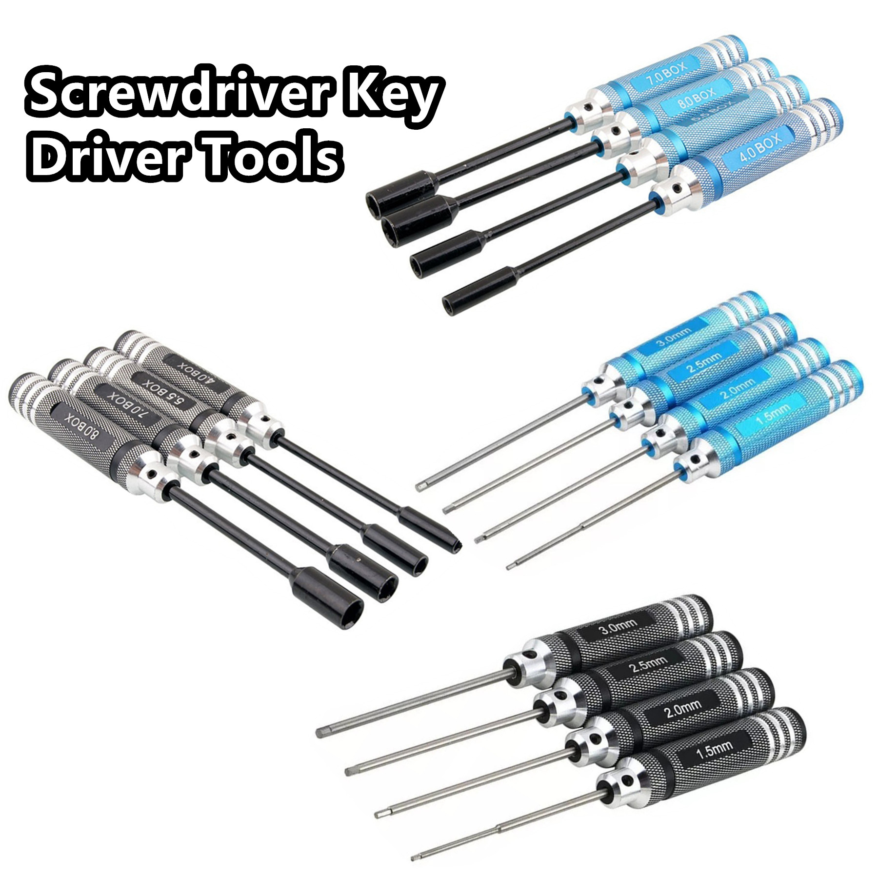 4Pcs Titanium Hex Screwdriver  - đánh giá và giá Rc Hobby Electric Screwdriver