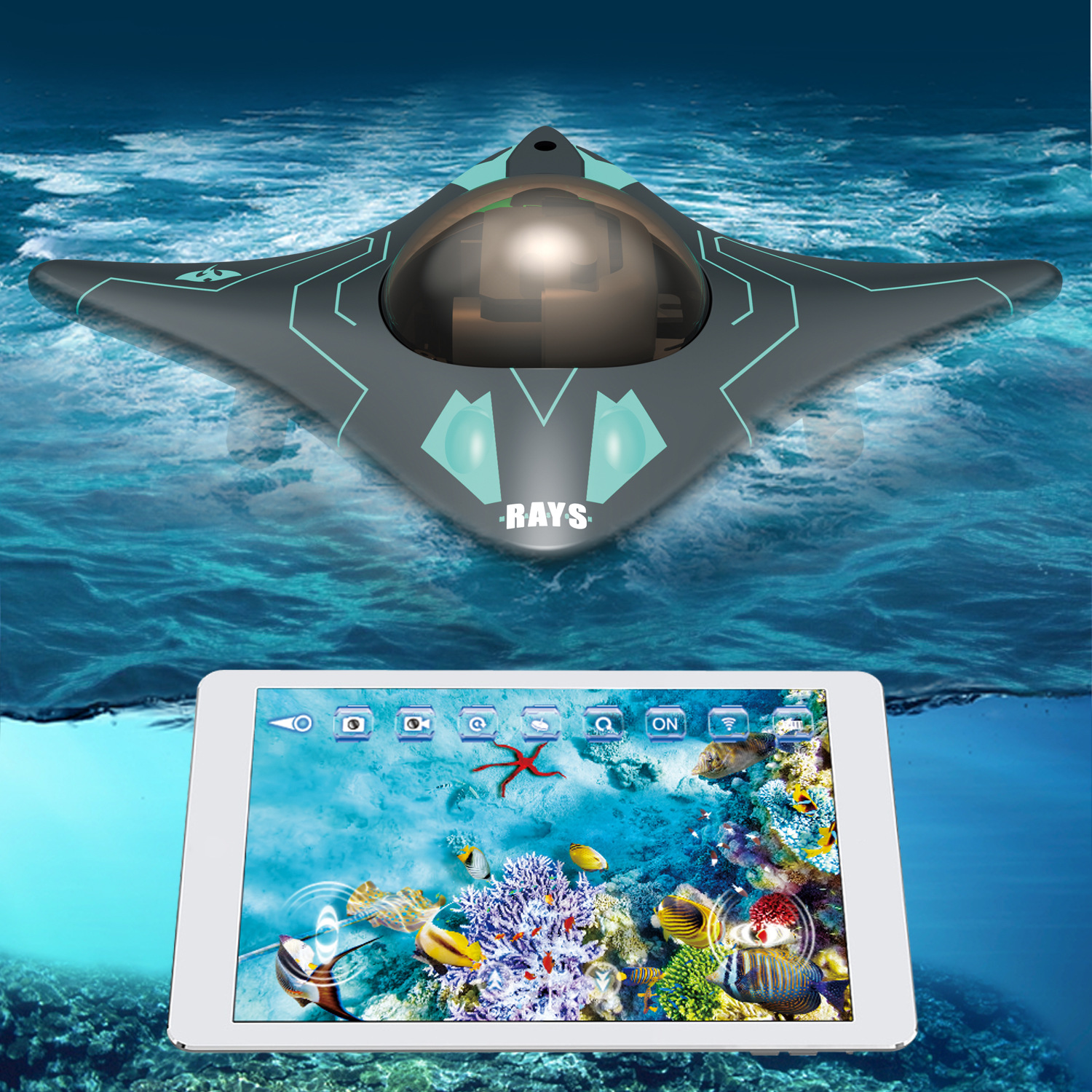 RAYS Underwater Camera Rc Boat - đánh giá và giá Rc Submarine Water